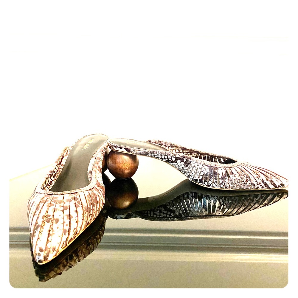 Cult Gaia Snake Effect Shoes. Size Euro 39.